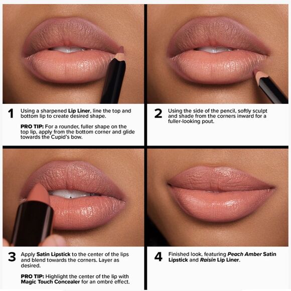 Anastasia Beverly Hills Satin Lipstick Blush Brown 3g Cream Formula - Picture 6 of 6